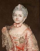 Portrat der Agnes von Anhalt-Dessau (1744-799), Freifrau von Loen